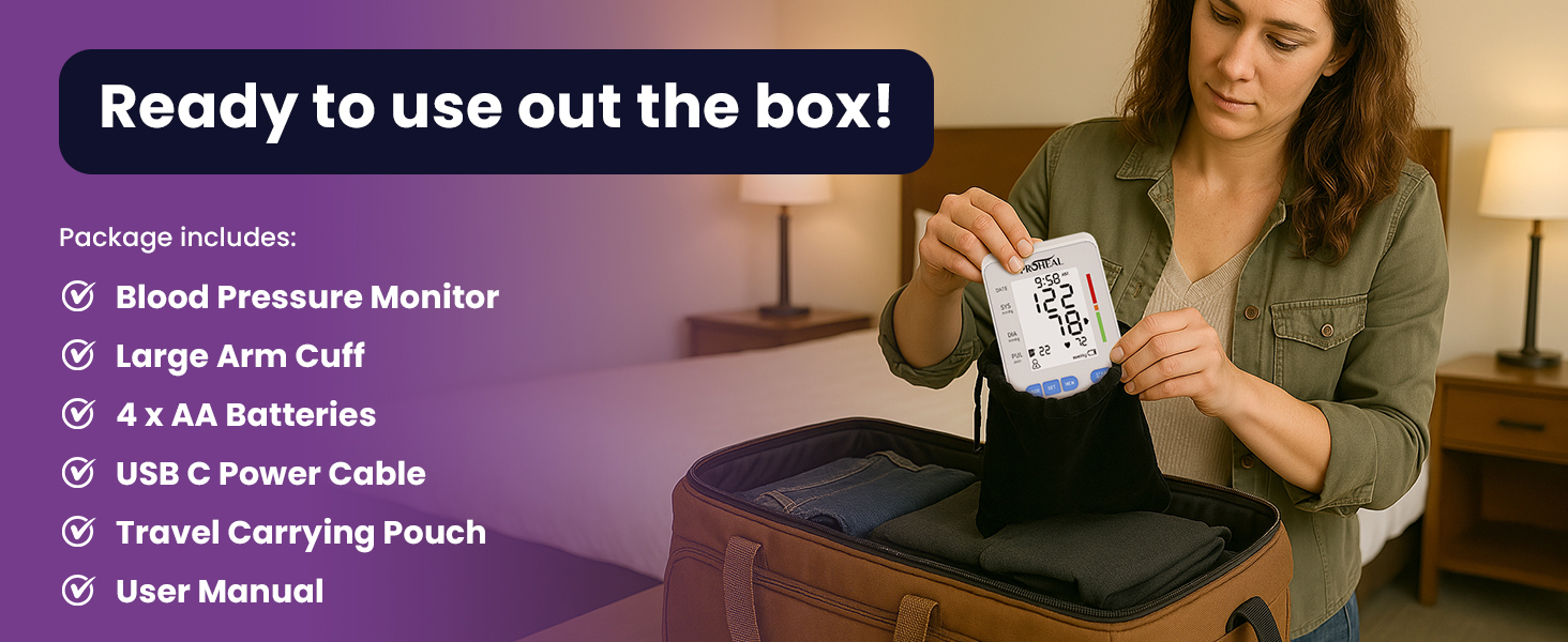 ambulatory blood pressure monitor, medidor de presión arterial, small blood pressure monitor