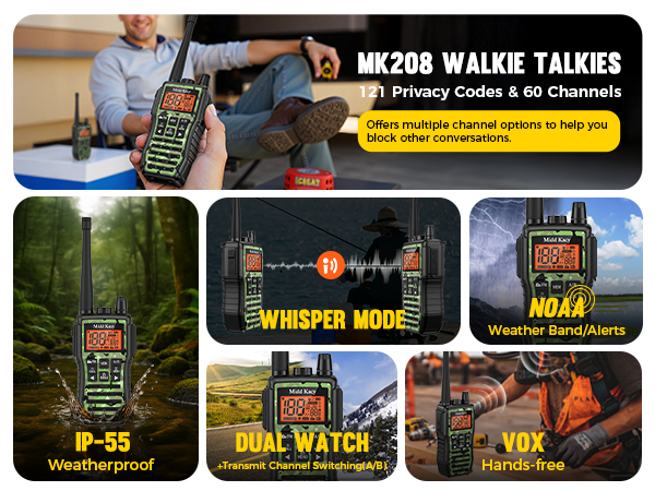 walkie talkies long range