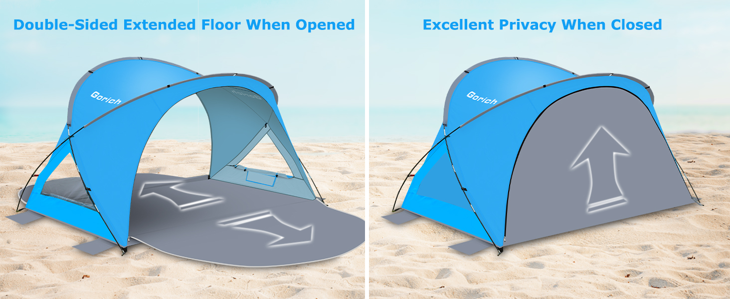 3 4 person beach tent for family