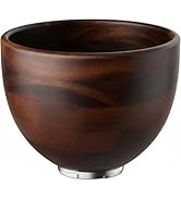 Cofun Premium Wood Mixing Bowl, Compatible with 4.5-5 Qt Tilt-Head Stand Mixers, Natural True Woo...