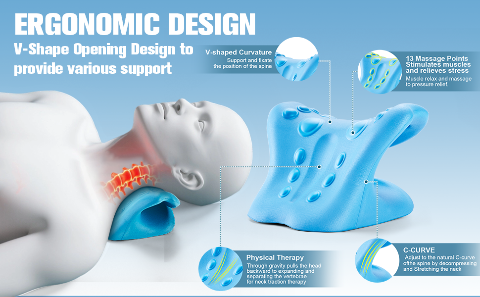 Neck stretcher and pain relief