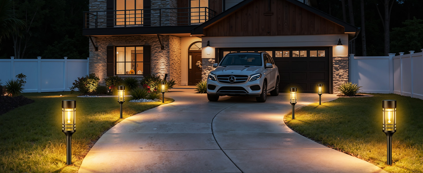 Solar Pathway Lights Outdoor