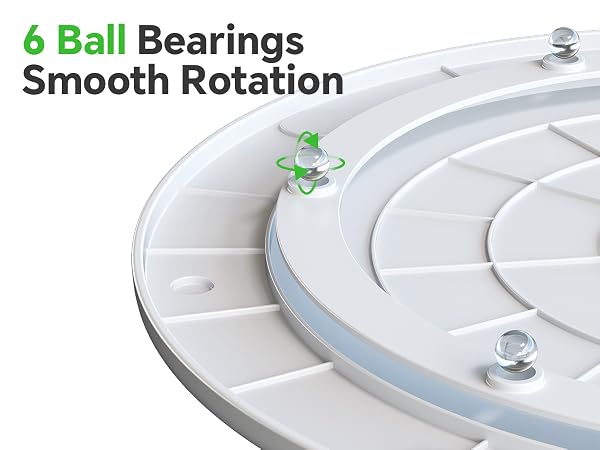6 Ball Bearings, Smooth Rotation