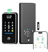 Dhiedas Smart Deadbolt Lock, WiFi Door Lock with Door Sensor, Digital Door Lock with Fingerprint ...