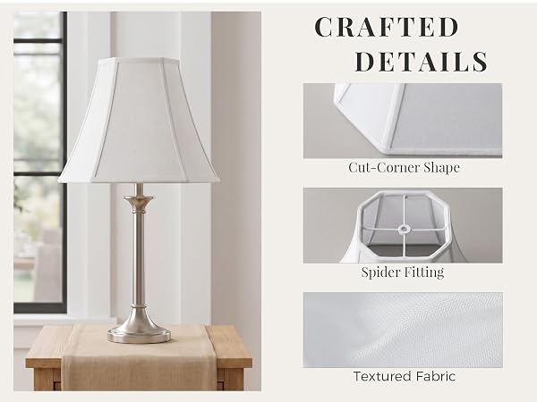 white lampshade