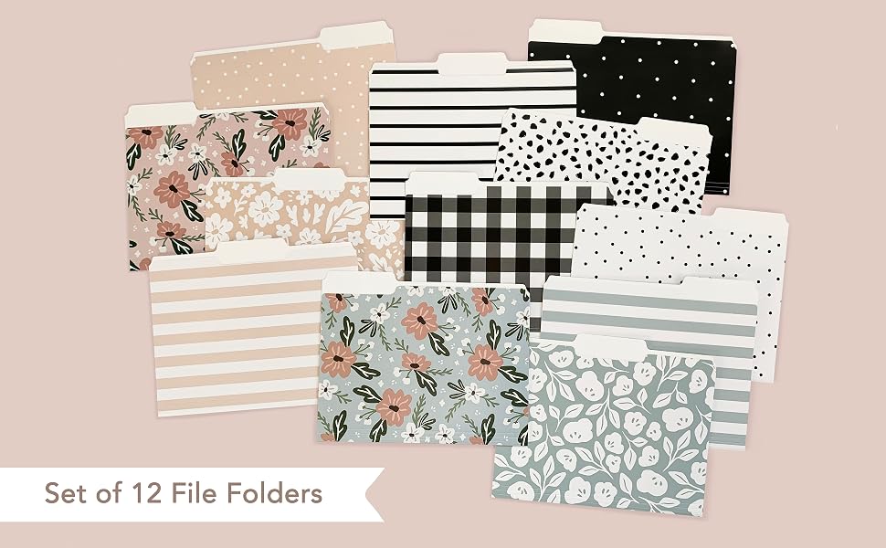 all 12 folder designs flatlay photo