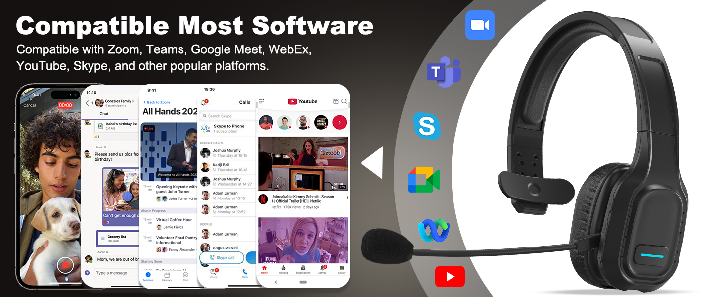 Single Ear Wireless Headphone m