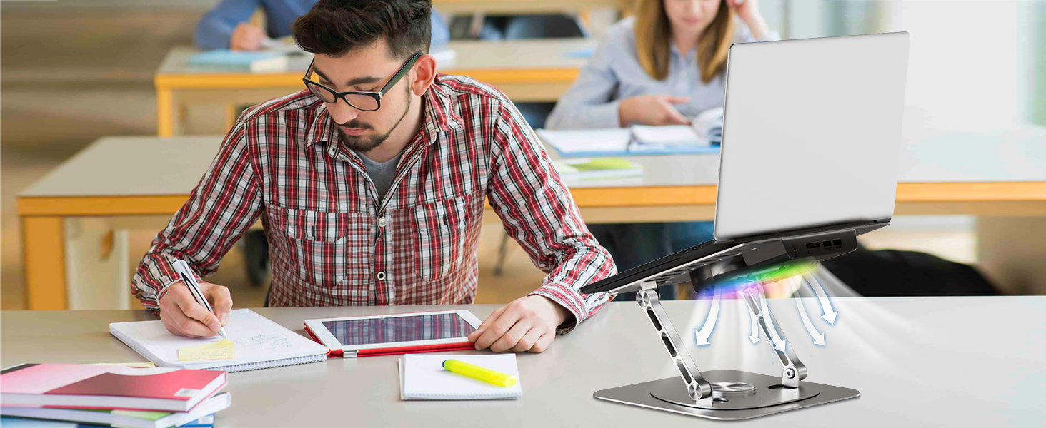 notebook holder stand for laptop macbook air stand for desk laptop stand adjustable computer stand