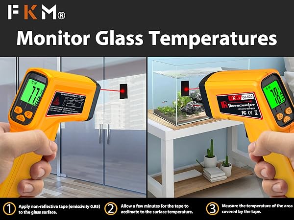 infrared thermometer laser temperature gun