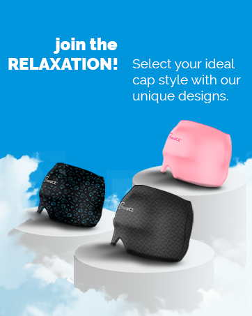 TheraICE Migraine Headache Relief Cap, Hot &amp; Cold Therapy Hat, Migraine Relief Cap