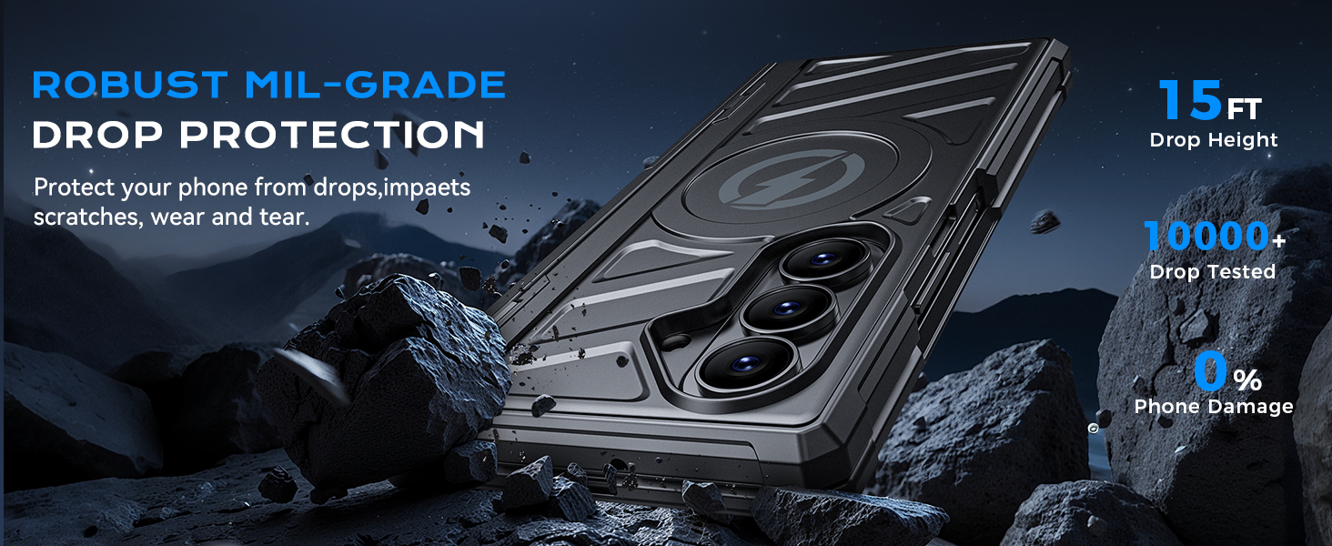 For Samsung z fold 7 case Privacy Black