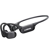 LOBKIN Open Ear Headphones, Bluetooth 6.0 Wireless Air Conduction Headphones, IPX7 Waterproof Swe...