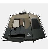 CAMEL CROWN Instant Tents for Camping 4-6 Person Tent Waterproof Easy Setup Sets Up in 60 Seconds...