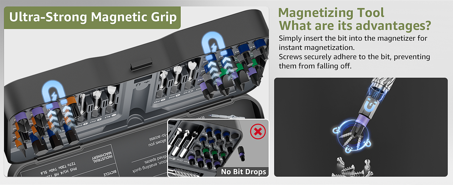 40 in 1 Magnetic Screwdriver Set