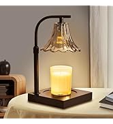 QENLAI Candle Warmer Lamp, Candle Lamp with Timer 2/4/8h Adjustable Height Dimmable Birthday Bedr...