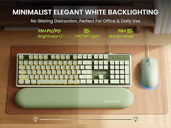 aesthetic keyboard and mouse