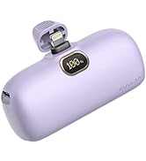 Kuulaa iPhone Portable Charger 5000mAh, Fast Charging Mini Power Bank, Ultra-Compact Small Batter...
