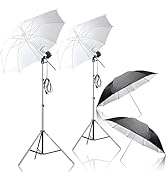 Emart Umbrella Lighting Kit for Photography, 105W, 5500K Daylight Photographic Umbrella Continuou...