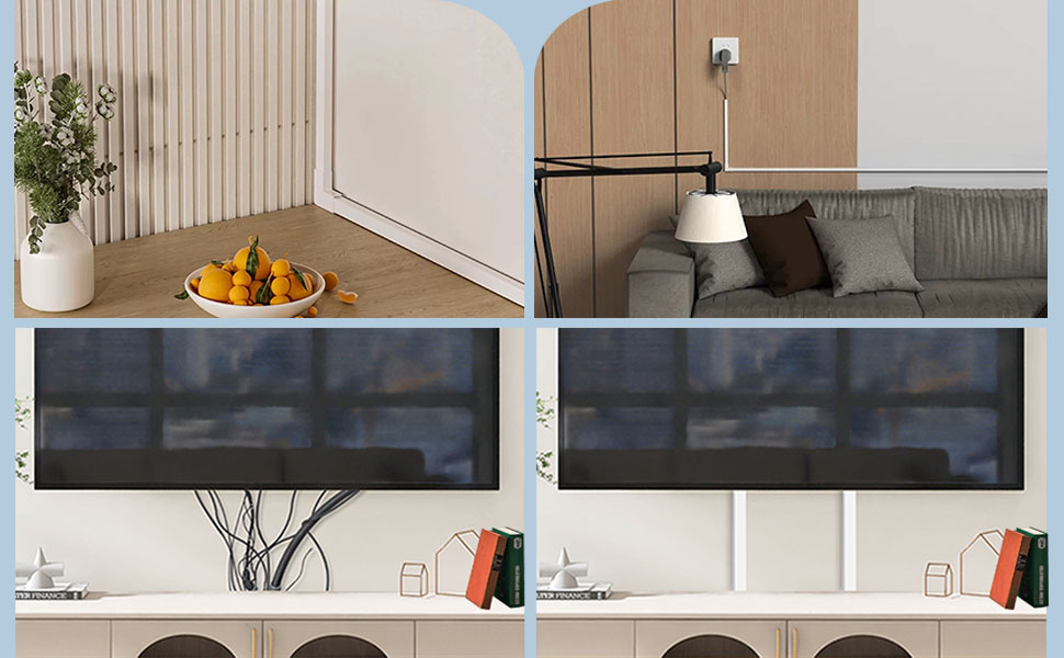 Cord Covers for Wires on Wall