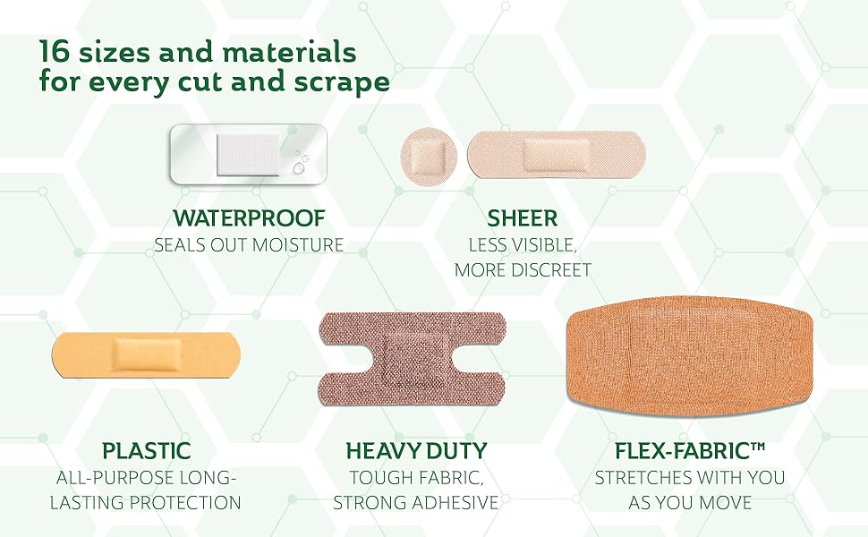 CURAD Assorted Bandages Bulk Variety Pack 