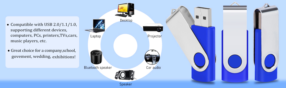 flash drive pack 2gb, 4gb, 8gb