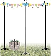 Sungaryard String Light Pole Stand for Outdoor String Lights Hanging, Use for Backyard, Garden, P...