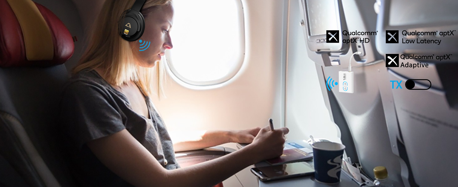 airplane headphones adapter