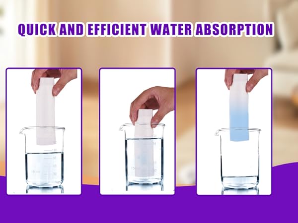 QUICK AND EFFICIENT WATER ABSORPTION