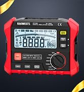 KAIWEETS Megohmmeter, Insulation Resistance Tester, Up to 100GO, 50V/100V/250V/500V/1000V, One-To...
