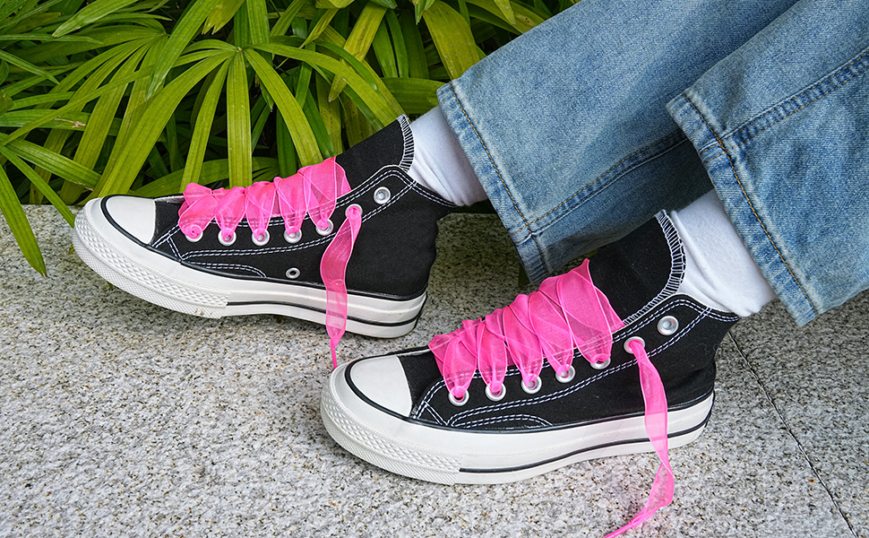 ribbon shoelaces