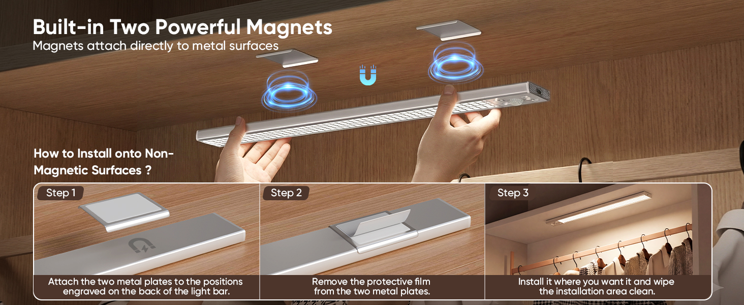 magnetic under cabinet lighting