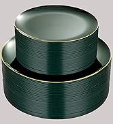 green plastic plates