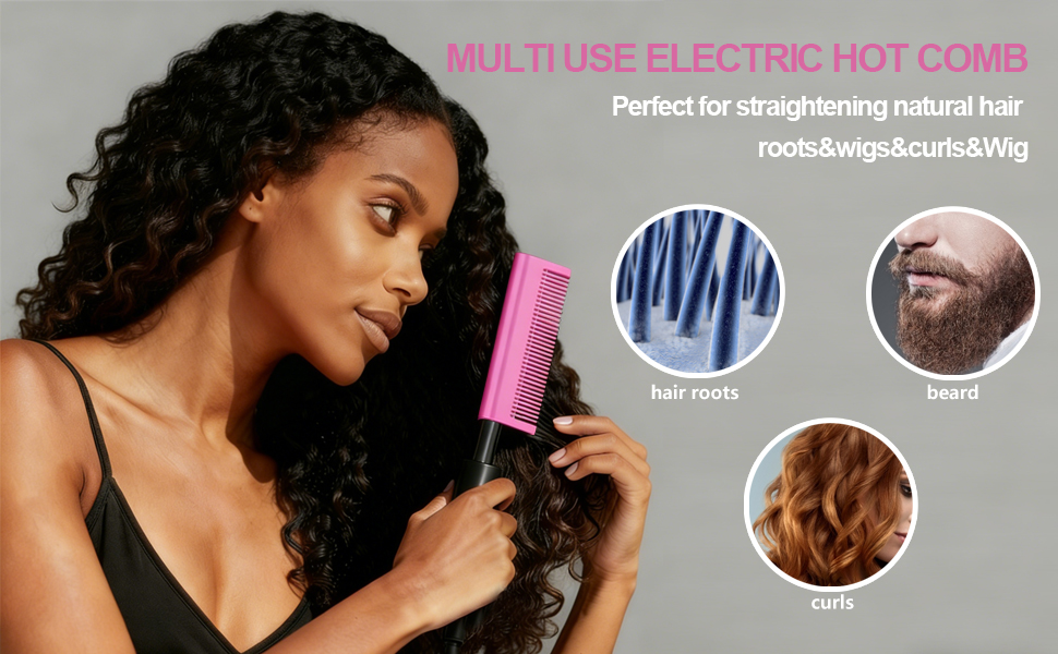 hot comb for wigs, straightening comb,pressing comb ,electric hot comb