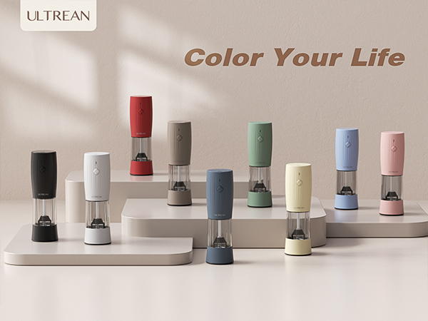 electric salt and pepper grinder set