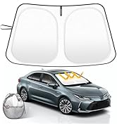 Car Windshield Sun Shade Compatible with 2020 2021 2022 2023 2024 2025 Toyota Corolla Accessories...
