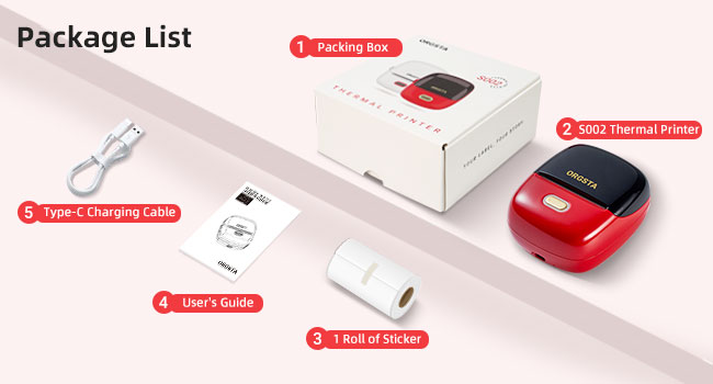 S002 mini printer