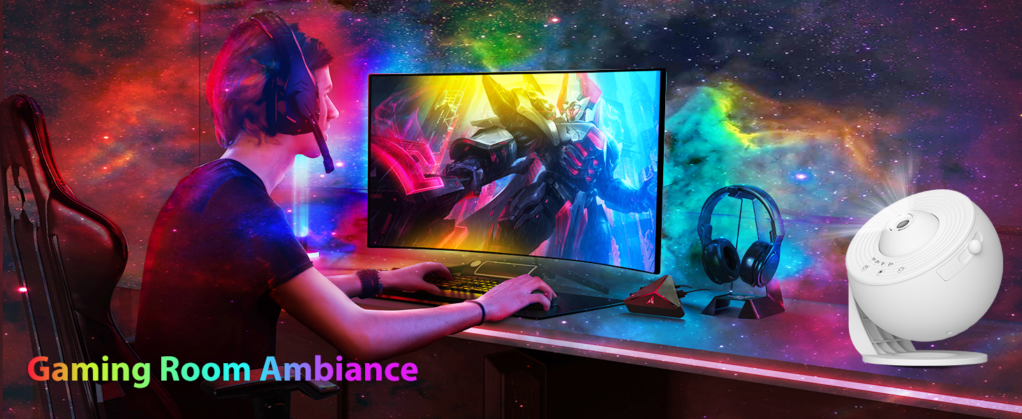 galaxy star projector cool bedroom decor space projection light nightlight projectors sky projector