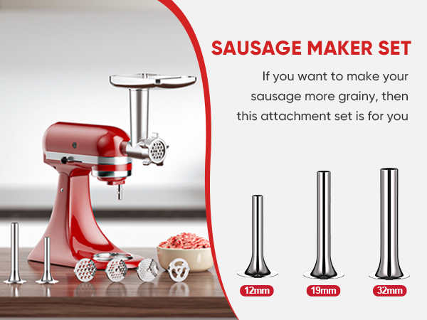 Meat Grinder Attachment for KitchenAid Stand Mixer