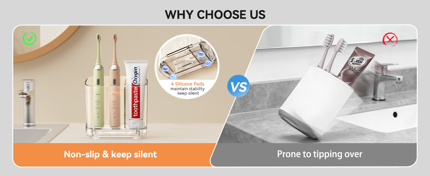 Toothbrush Holders for Bathroom