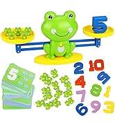Aitbay Cool Math Game, Valentines for Preschoolers Frog Balance Counting Toys for Boys &amp; Girls Ed...
