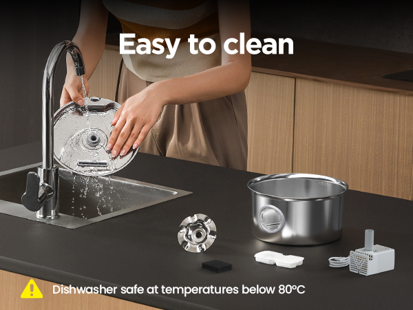 kitty spout cat water fountain stainless steel