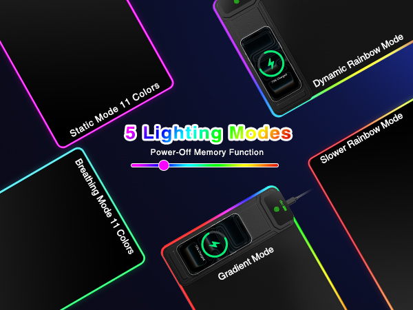 light up desk pad