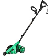 Basics 12 Amp 7.5" Double Edge Bladed Electric Corded Lawn Edger for Landscaping with Adju...