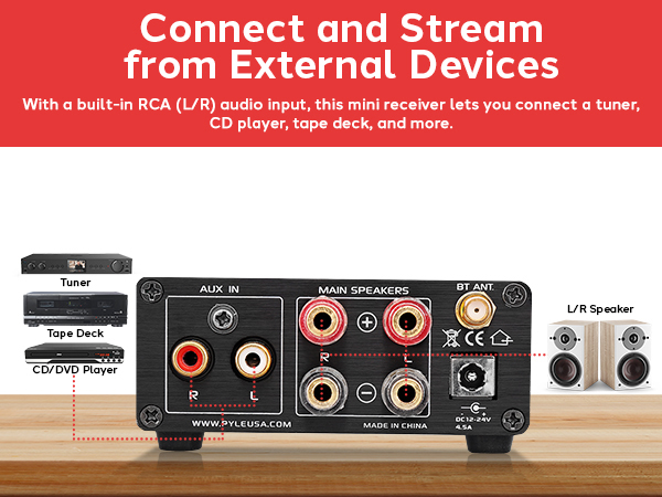 speaker amplifier home audio home stereo receiver with bluetooth am fm stereo receiver 