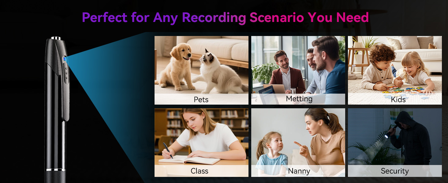 discreet body camera with audio