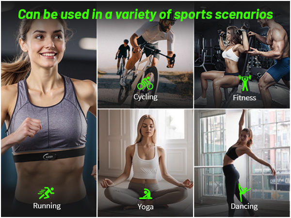 Heart Rate Monitor Chest Strap