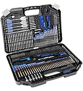 COMOWARE Drill Bit Set, 246 Pcs Drill Bit Sets for Cordless Drill, Metalworking &amp; Multipurpose Dr...