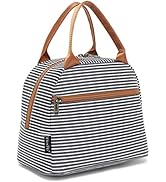 FlowFly Lunch Bag Tote Bag Lunch Organizer Lunch Holder Insulated Lunch Cooler Bag for Women/Men,...