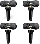 TPMS Sensor GM, 4 Pack 315MHz Tire Pressure Monitoring System Sensor Compatible for Chevy Silvera...