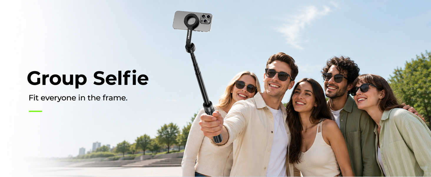 Group Selfie Fit everyone in the frame.